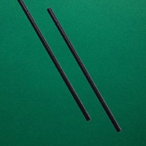 Fekete szívószál - műanyag