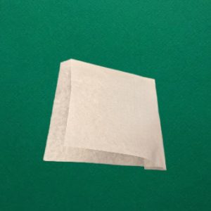 Gyros tasak - 15x15cm - fehér